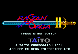 Rastan Saga II Title Screen